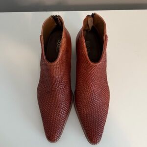 Roolee Woven Ankle Booties